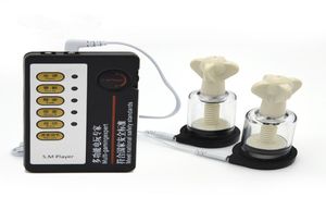 Elektroschocknippel -Spielzeug Puls -Therapie Massage Saugbrust Vagina Vakuumpumpe Bruststimulator Tassen Sexprodukte CP3780F9968934