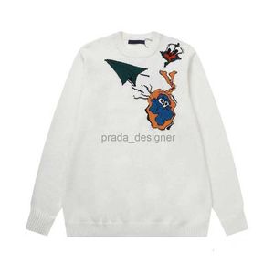 Projektant SWEATER MĘŻCZYZN KOBIET SWARKI SKOLNIKOWE Haft Drukuj SWEATE KLASY KLACZNIKA Zima Zima Keep Warm Skoczniki Women TT28626