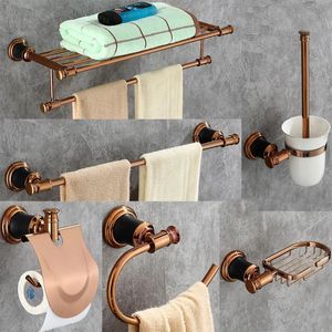 Dongke Gold Badezimmer Anhänger Kupferhandtuchregal Einfacher europäisches Handtuch Rack Badezimmer Hardware Anhänger Set 5200 240327