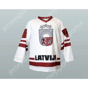 GDSIR Custom Latvia Национальная команда хоккейная футболка Новый Top ED S-M-L-XL-XXL-3XL-4XL-5XL-6XL