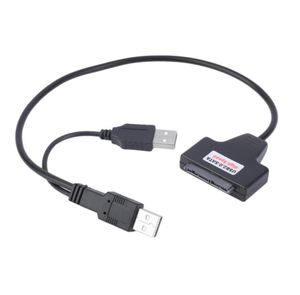 100st USB till SATA -adapterkabel USB 20 till 25 tum HDD hårddisk för skrivbordsbärbar dator HDD1691419