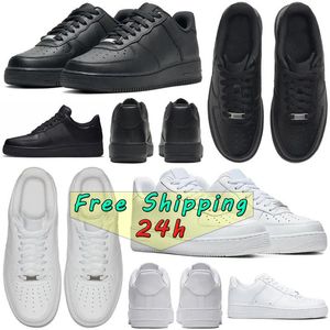 Gratis frakt klassiker en svartvita casual skor loafers mens kvinnor platta-forme designer sneakers 1s stor storlek US 12 13 eur 47 unc vit grön tennis skate tränare