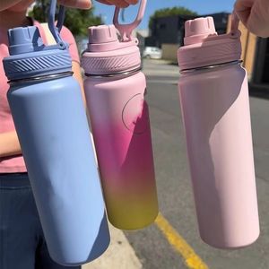 Insulation Cup Outdoor Sports Bottle Stainless Steel 710ml Bottled Water Pure Vacuum Portable Mens and Womens Outdoor Sports Leak proof Cup