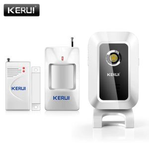 KITS KERUUI M7 Bem -vindo Chime Doorbell Wireless Wireless PIR PIR Motion Detector Sensor Dowell Welcome Alarm Entry Doorbell