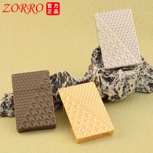 ZORRO Creative Segmentation Line Relief Kerosene Lighter Integrated Oil Bin Classic Grinding Wheel Ignition Windproof Lighters