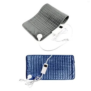 Koce King size Electric Heating Pad Auto Odcięcie bólu Szybko z 6 ustawieniami cieplnymi Wrap Thermal For Nogets Skurs Eu Ket z wtyczką