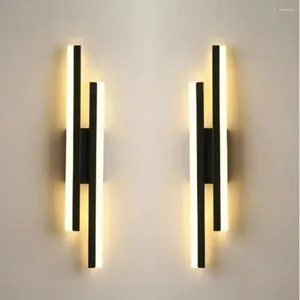 Vägglampa nordisk modern minimalistisk sconces ljus fixtur inomhus vardagsrum sovrum el ljus gångskorridor balkong