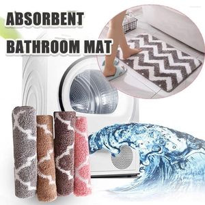 Badmattor Snabbtorkning som inte är halkad matta multicolor 40x60 cm plysch mattkök entré under diskbänkta badrum badkar