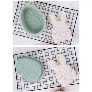 Party Decoration Silicone Baking Mold Gadget levererar DIY Candle Tools Easter Festival