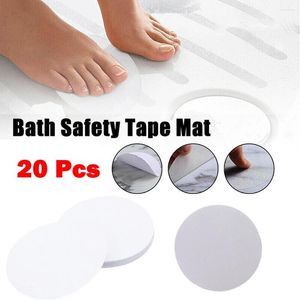Bath Mats 20pcs Anti Slip Strips Shower Stickers Bathroom Transparent Tape Safety Floor Decals Accessories