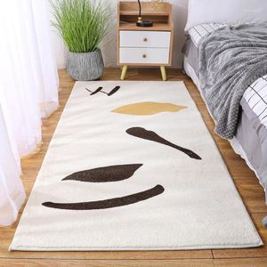 Tapetes de pelúcia de tapetes modernos para o quarto de carpete comprido quarto quarto decoração de casa sofá mesa de café tapete de chão infantil tatami tatami