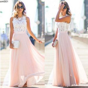 New Lace Stitched Chiffon Super Long Dress Skirt Colors Sizes