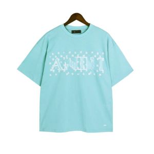 قميص amirir overshirt رجال tshirt مصمم طباعة أزياء رجل تي شيرت أعلى جودة القطن tees قصيرة الأكمام
