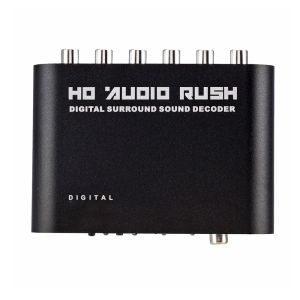 Amplifiers 5.1 CH Audio Channel HD Audio Decoder To RCA DTS AC3 Optical Digital Amplifier Analog Converte Amplifier HD Audio Rush Adapter