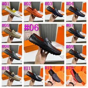 40Model Italian Mens Shoes Casual Luxury Marca de verão Menços de gangues de gangues de couro dividido Mocassins Slip confortável respirável em sapatos de barco