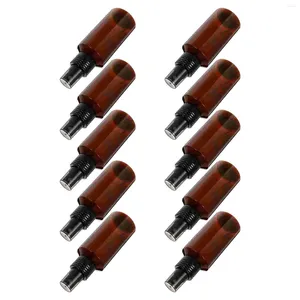 Garrafas de armazenamento 10 PCs Spray garrafa de vazamento de vazamento Recipientes de viagem Cuidados de pele Cosméticos Pet Plástico portátil pulverizador de colônia portátil