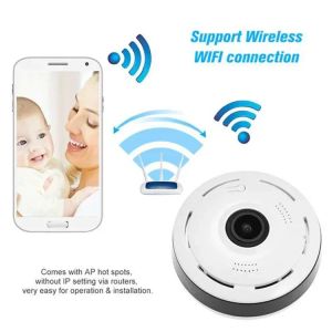 Cameras 1080P HD 360 Degree Panoramic Wide Angle MINI Cctv Camera Smart IPC Wireless Fisheye IP Cam P2P Home Security Wifi Surveillance