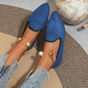 Casual Shoes Women's Classic Ballet Flats Slip On Pointed Toe Female Loafers Soft-soled Flat Breathable