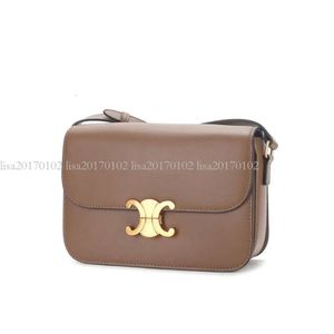 Bolsa de noite para o corpo transversal Bolsa de designer Bolsa de moda Lady Triomphes Delicate Cowhide ombro bolsa de ombro1