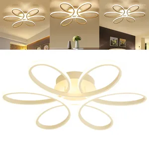 Taklampor Flush Mount Lamp 12W LED -ytmonterad Super Bright Flower Design Eye Care For Bedroom vardagsrum