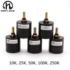 Verstärker Hiend Eizz Potentiometer Schalter Stereo -Sound 24steps Audioverstärker Volumenanmeldesteuerung Dämpfung 10k 25K 50k 100k 250k