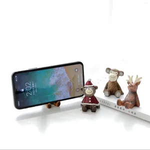 Hooks Cute Cartoon Animals Coat Wall Hook Cellphone Holder Hanging Keys Rings