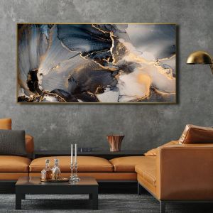 One Piece Modern Abstract Abstract Marble Posters and Prins Painting Pinto Wall Picture for Livro Room Bedroom Hotel Home Decoration