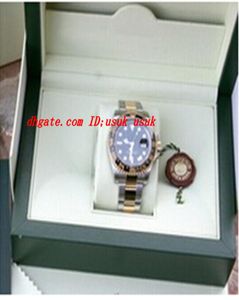 Lüks kol saati II 116713 18K Goldstainless Çelik Bilezik Erkek Otomatik İzle Siyah Seramik Çerçeve Men039S Sport Wristwatch6135974