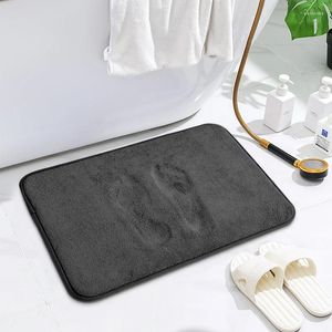 Tappetini da bagno tappetino assorbente in memory foam addensato non slittatore di doccia non slittatore porno morbido poggiapiedi lavabile in lavatrice vasca laterali vasca laterali