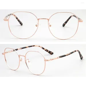 Telai da sole cornici retrò rotonde donne telaccia occhiali da uomo occhiali ottici vetage acetato di occhiali acetato oro tortoise rosa