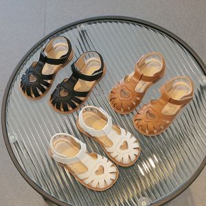 Kids Sandals 아기 신발 짜기 여자 디자이너 키드 블랙 핑크 유아 유아 어린이 사막 신발 x4bp#