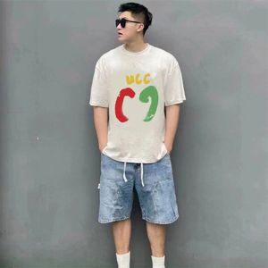 Mens Designer T Shirts Fashion Black Men's and women's T-shirts White Short Sleeve Luxury Letter Pattern T-shirt size