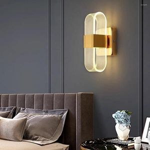 ウォールランプLEDライトホームバスルーム用の豪華な屋内照明リビングルームの寝室の装飾北欧のsconce