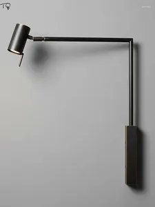 Wall Lamp Italian Design Luxury Industrail Copper LED Gu10 Atmosphere Adjustable Mounted Living Room Bedroom Entrance Cafe