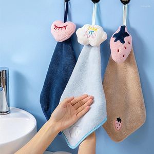 Storage Bags BagThickened Wall Hanging Decoration Cartoon Absorbent Hand Towel Kitchen Cute Handkerchief Bathroom