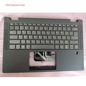 Kort Palmrest Cover Tangentbord TouchPad med bakgrundsbelyst för Lenovo Flex 514iil05