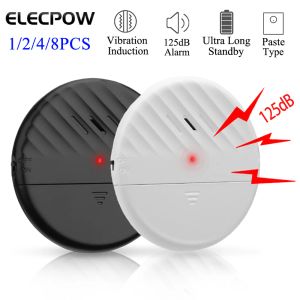 Detector Elecpow Wireless Door Window Vibration Sensor Alarm 125dB Glass Break AntiTheft Sensor Home Security Protection Alarm