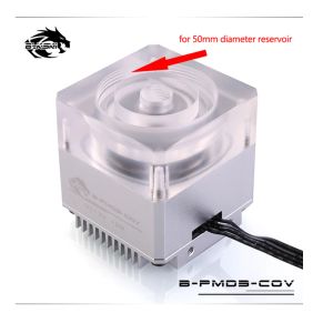 Panele Bykski Compute Cooling PC PC Water Pomp Mute Pump PWM Inteligentny przepływ 600L/H12V/5V RGB Llight Aure, Wsparcie kombi zbiornik