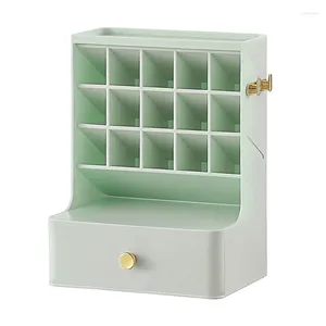 Storage Boxes SEWS-Three-Layer Desktop Cosmetic Organizer Bathroom Big Capacity Box Women Jewelry Lipstick Drawer Makeup Case
