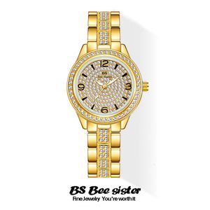 BS NEW HOT 판매 학생 디지털 스케일 풀 다이아몬드 여자 시계 FA1217