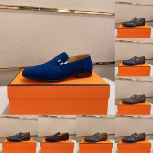 2024 Men Sapatos de couro genuínos Sapatos casuais homens deslizam sapatos de designer de negócios com sapatos de casamento de luxo com sapatos de luxo masculino Oxford Shoes Tamanho 38-45