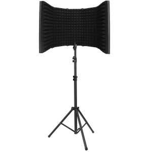 Microfones Isolamento de Microfone Escudo 3 Painel com Stand Plate Sond Plate Acoustic Foams Panel Foam para gravação de estúdio BM800
