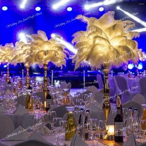 Party Decoration 6pcs)65cm To100cm)gold Metal Wedding Road Lead Table Tall Flower Stand Event Walkway Aisle Pedestal Supplies