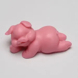 Выпечка форм 3D Силиконовый торт формы формы свиньи вручную мыло ручной работы для украшения кухни