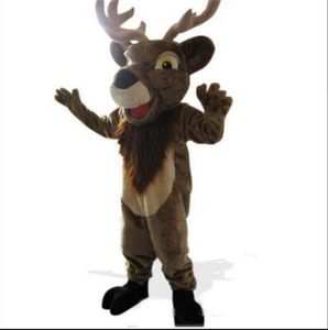 2024 Halloween Elk Deer Mascot Costume Carnival Performance Apparel Anime Ad Appare Apparel