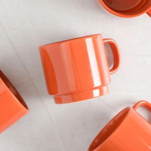 Copos de canecas 14,8 onças de caneca de Stoare Red Stoare de 4 café