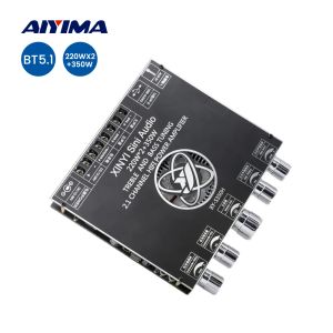 Amplifikatör AIYIMA TPA3251 Bluetooth Subwoofer Amplifikatör 2.1 Güç Amplifikatörleri Tiz Bas Ses Amplifikator Ev Audio AMP 220WX2+350W