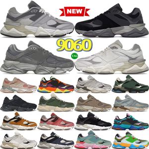 Mens Low Running Shoes 9060s Designer Sneakers Rain Cloud Grey Black Castlerock Sea Salt White Crystal Pink Magnet Quartz Navy 9060 Womens Outdoor Sports Trainers