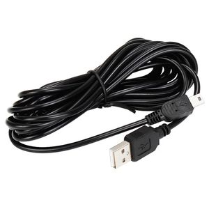 Ny 2024 billaddning böjd mini / mikro USB -kabel för bil DVR -kameravideoinspelare / GPS / pad / mobil, kabellängd 3,5 m (11,48ft)