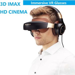 Gözlük yeni 3D Imax HD dev ekran VR Sanal Gerçeklik Gözlükleri Özel Sinema Stereo Kulaklık Ayarlanabilir İnterpiller Dost